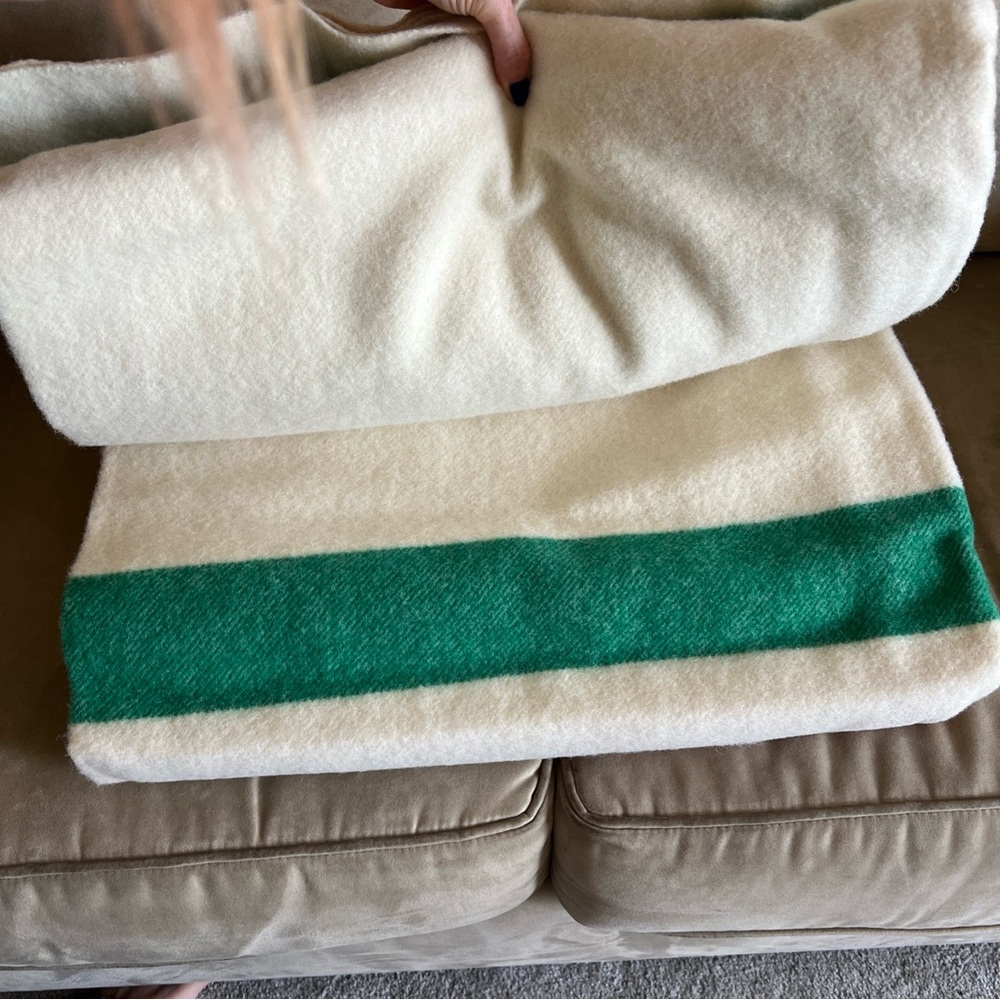 HUDSON’S BAY COMPANY 8 Point King Size Wool Blanket Made in England NWT - Picture 14 of 14